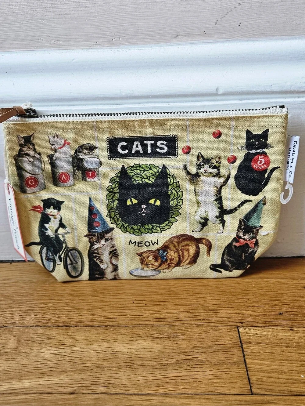 Cavallini & Co. Vintage Pouch - Vintage Cats